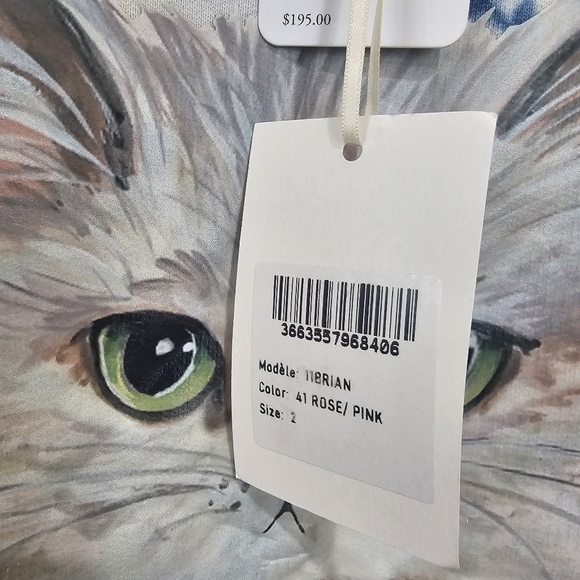 Free People Paul & Joe Brian Tie Dye Kitty Sweatshirt - Picture 5 of 9